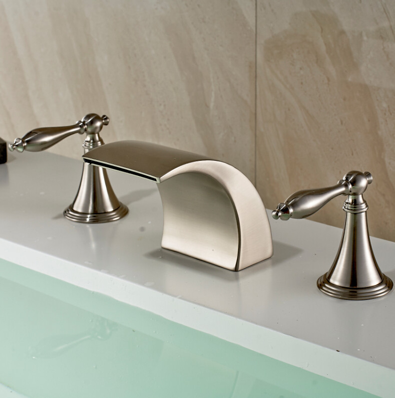 deck mounted bathtub faucets